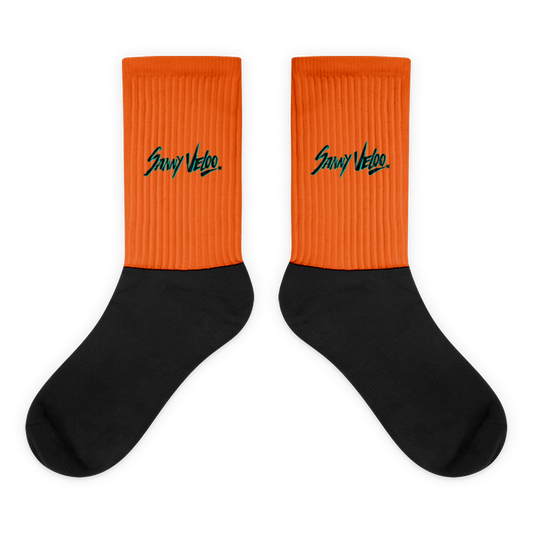 "Logo" Orange Socks
